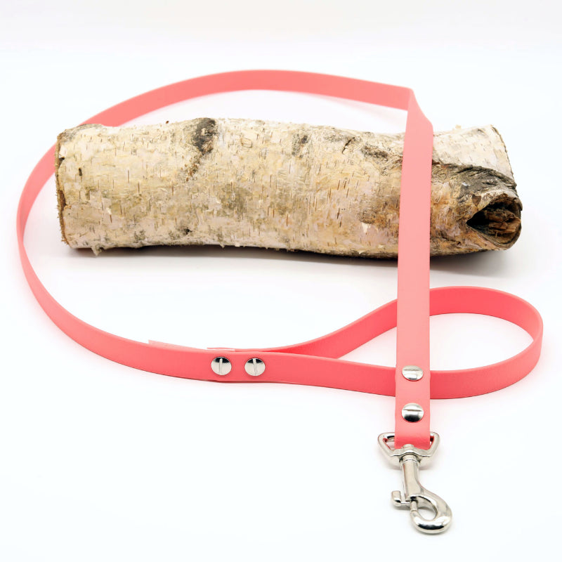 Hundeleine aus BioThane® rosa BALU Manufaktur