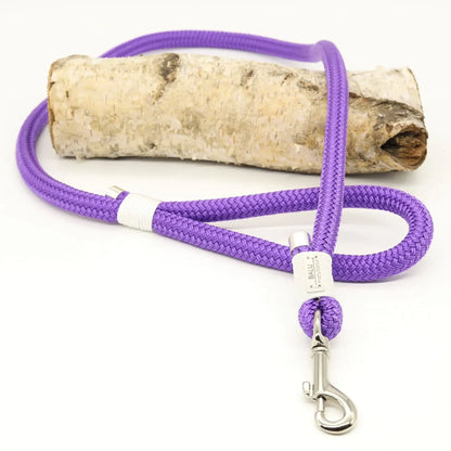Hundeleine aus Seil 2m violett BALU manufaktur