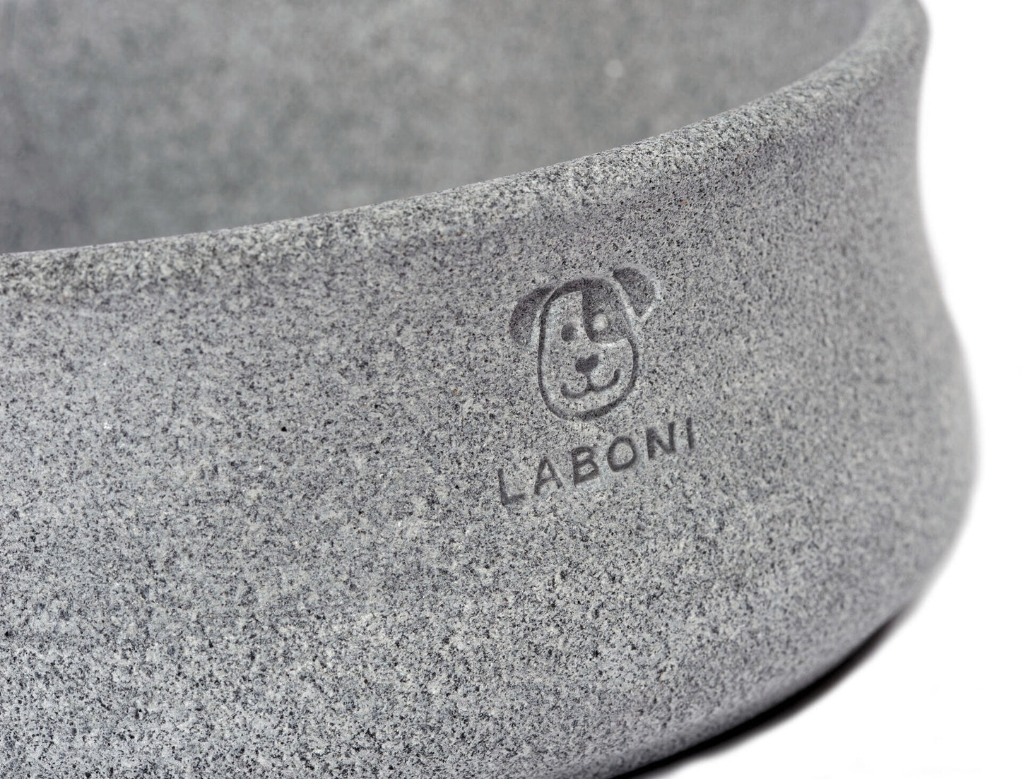 Hundenapf Rocky aus Speckstein von Laboni selbstkühlend Branding BALUmanufaktur