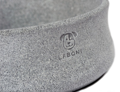 Hundenapf Rocky aus Speckstein von Laboni selbstkühlend Branding BALUmanufaktur